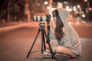 use a tripod for slow shutter speed